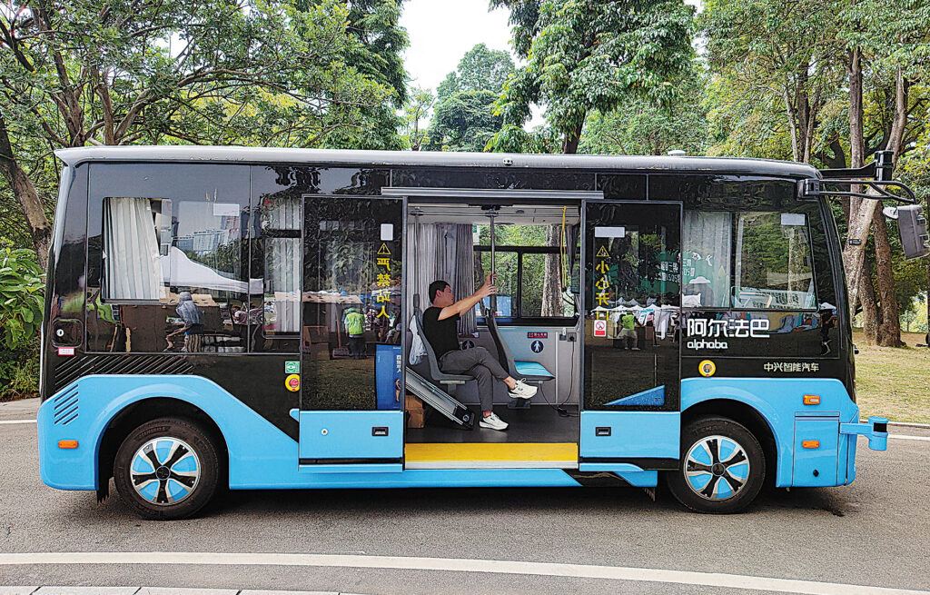 Ônibus autônomos em Shenzhen